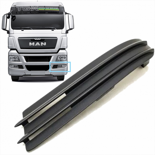 Acabamento L.e. Do Farolete Man Tgx Bl Fibras*