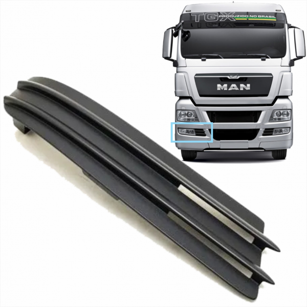 Acabamento L.d. Do Farolete Man Tgx Bl Fibras*