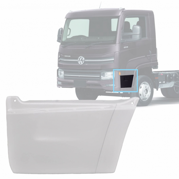 TAMPA ESTRIBO ESQUERDO - VOLKSWAGEN NOVO DELIVERY 23B861817