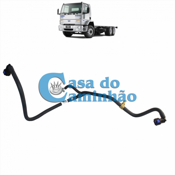 TUBO DE RETORNO DE COMBUSTÍVEL - FORD CARGO 1723 / 2423 BH1X9325BA