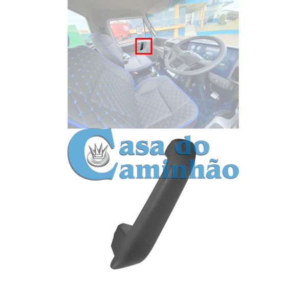 PUXADOR INTERNO DA PORTA LE - VOLKSWAGEN WORKER - 2R0867161