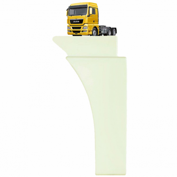ACABAMENTO DO PARALAMA ESQUERDO - VW MAN TGX - 81664100309