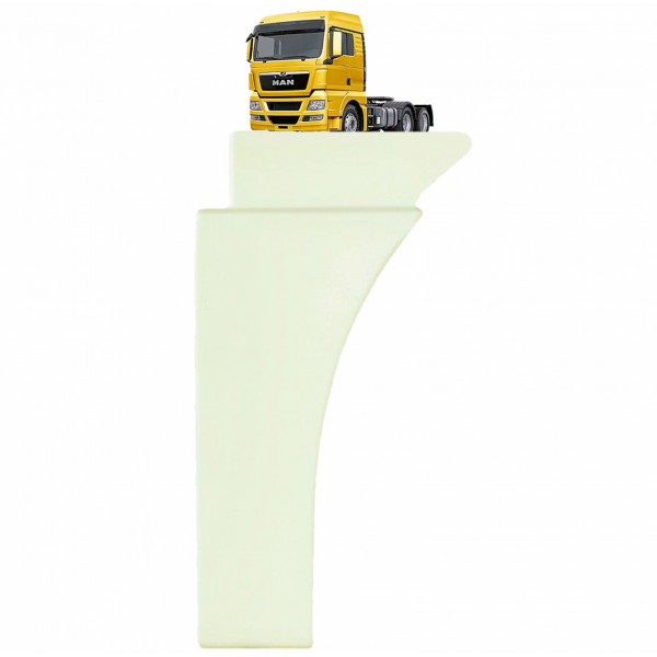 ACABAMENTO DO PARALAMA DIREITO - VW MAN TGX - 81664100306