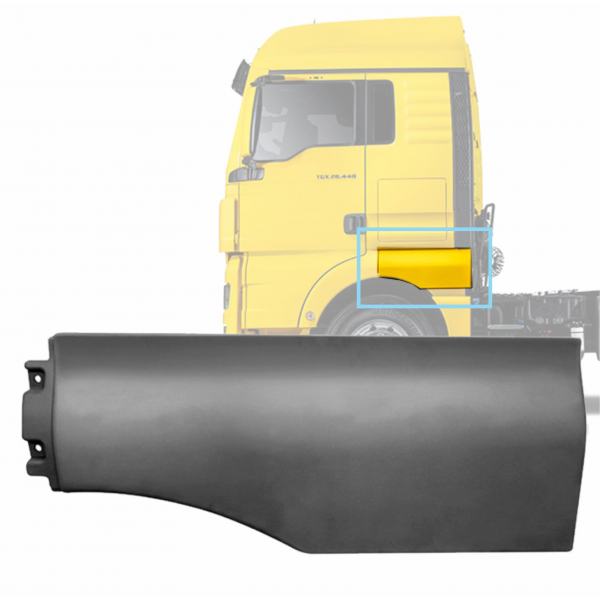 SAIA LATERAL ESQUERDA DA CABINE - VW MAN TGX - 816...