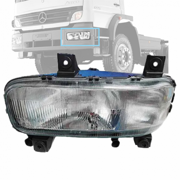 FAROL ESQUERDO C AUX - MERCEDES ATEGO 1315 / 1318 9738200961