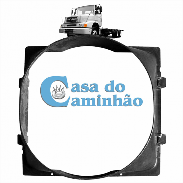 DEFLETOR DE AR DO RADIADOR - MERCEDES 2418 / 1218 / 1620 / 1214 - 3845058055