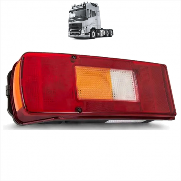    LANTERNA VOLVO FH ESQUERDA ACRÍLICA PREMIUM