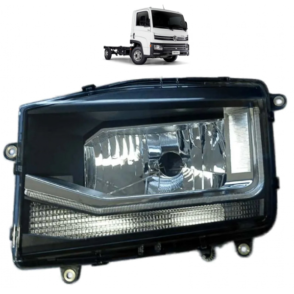 FAROL DIANTEIRO ESQUERDO - VW NOVO DELIVERY - 23B9...