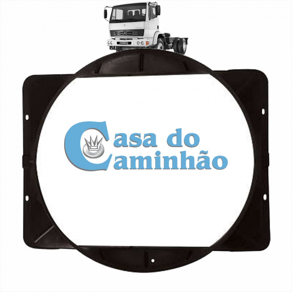 DEFLETOR DE AR DO RADIADOR - MERCEDES 914C / 712C ...