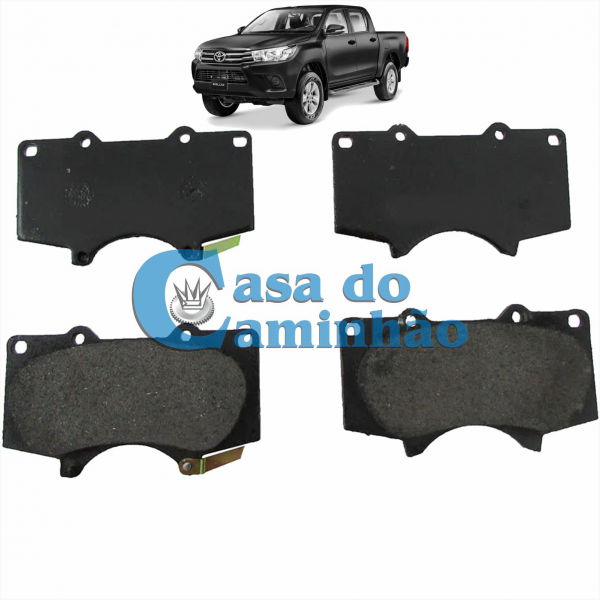 JOGO DE PASTILHA FREIO DIANTEIRO - MITSUBISHI PAJERO FULL / SW4 / HILUX