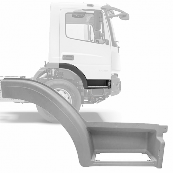 PARALAMA ESTRIBO DIREITO - MBB ATEGO CANAVIEIRO - 9586603801