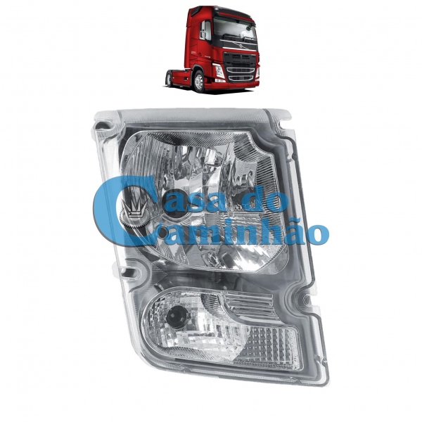 FAROL DIREITO COMPLETO - VOLVO VM APÓS 2014 - 825...