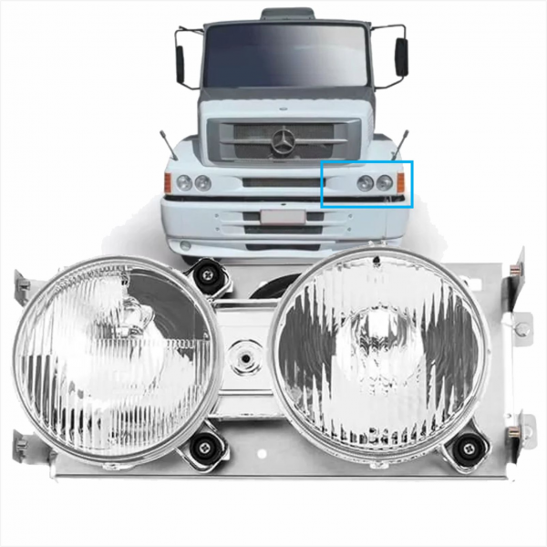 Farol Duplo Mbb Pradolux