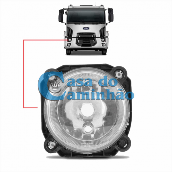 FAROL DIREITO ALTA - FORD CARGO 2012 EM DIANTE BC4...