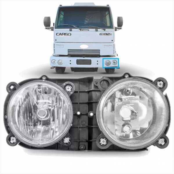 Farol Duplo Ford  Cargo Pradolux