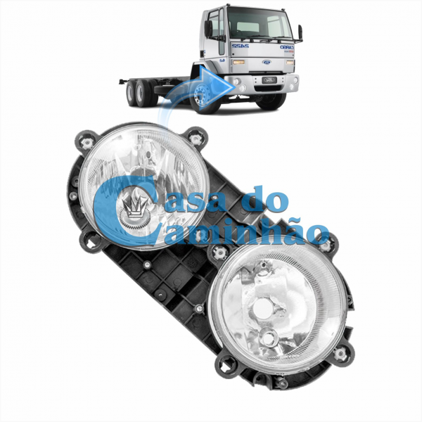 FARÓL DIANTEIRO DIREITO - FORD CARGO 2008 A 2011 9C4513005BA