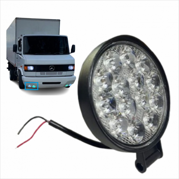 Farol 14 Leds 42w Db Truck*