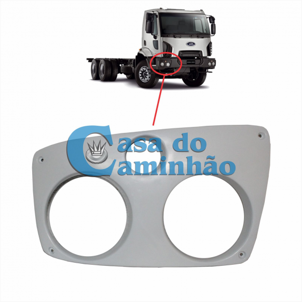 MOLDURA ARO DO FAROL DIREITO - FORD NOVO CARGO 1723 2623 2622