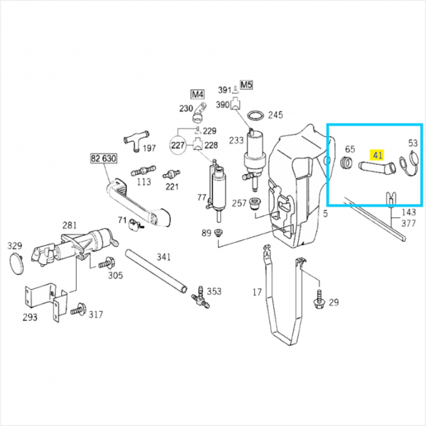 Bocal Alimentacao Reserplastic