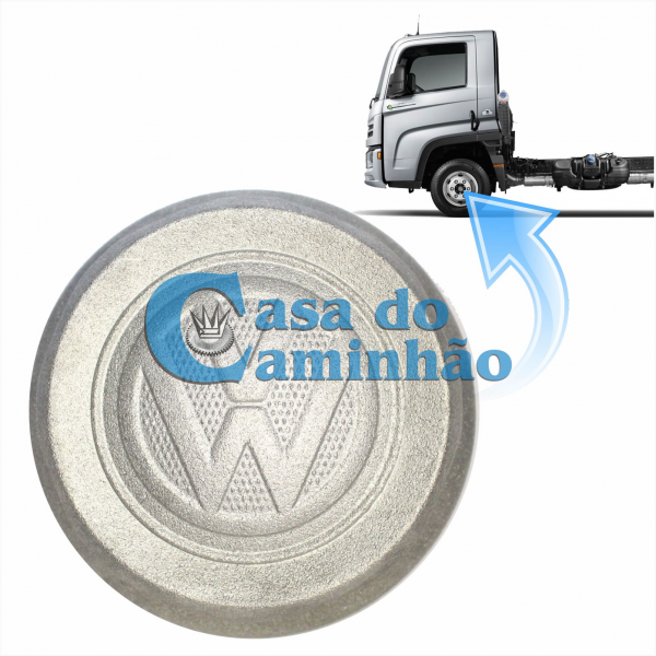 CALOTA CUBO DIANTEIRO - VOLKSWAGEN NOVO DELIVERY - 23B601171