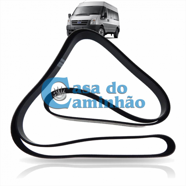 CORREIA DO ALTERNADOR - FORD TRANSIT  2.4 - 6C1Q6C...