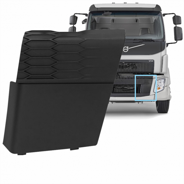 Tampa Parachoque L.e. Volvo Vm 270 Bl Fibras*