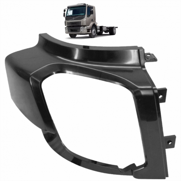 Moldura Do Farol L.d. Volvo Vm 270 Bl Fibras*