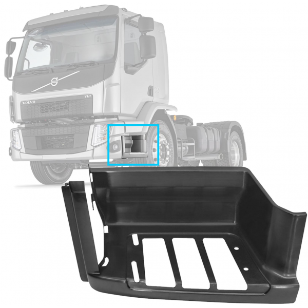 ESTRIBO INFERIOR ESQUERDO - VOLVO VM 2020/... - 84...