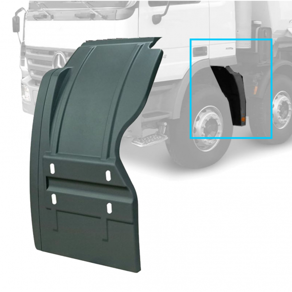 PARALAMA TRASEIRO CABINE ESQUERDO - MBB ACTROS - 9...