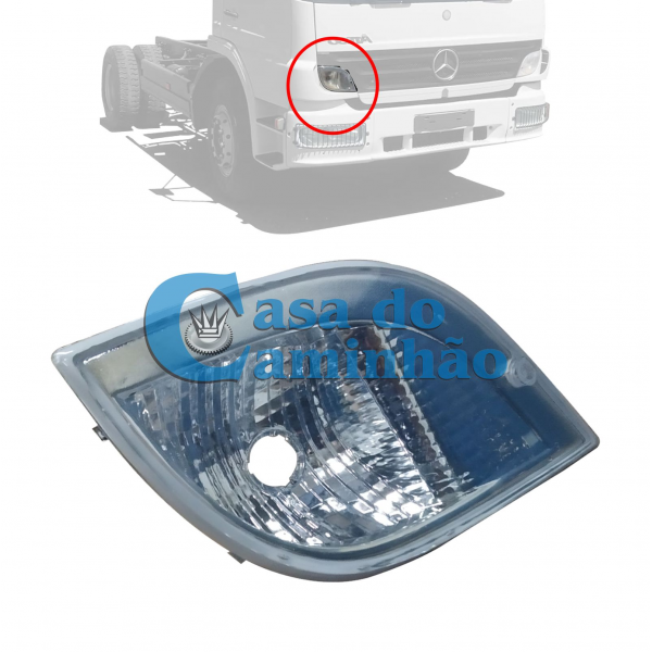 LANTERNA PISCA DIANTEIRA DIREITA - MERCEDES ATEGO 9738200621