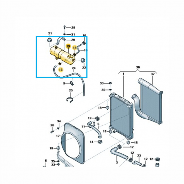 Tanque Expansao Vw Reserplastic