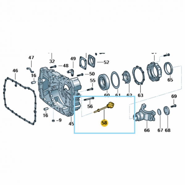 SENSOR DE VELOCIDADE ROTAÇÃO - VW CONSTELLATION - 2T2927803