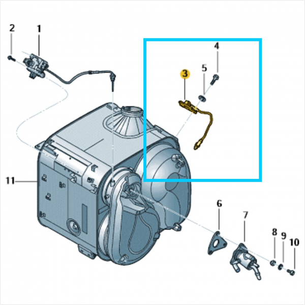 Sensor Nox Reserplastic