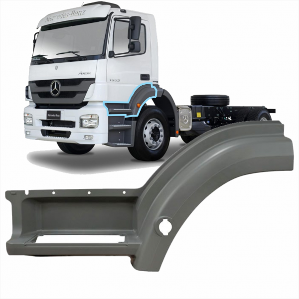 Paralama Estribo L.e. Mb Axor 1933 Bl Fibras*