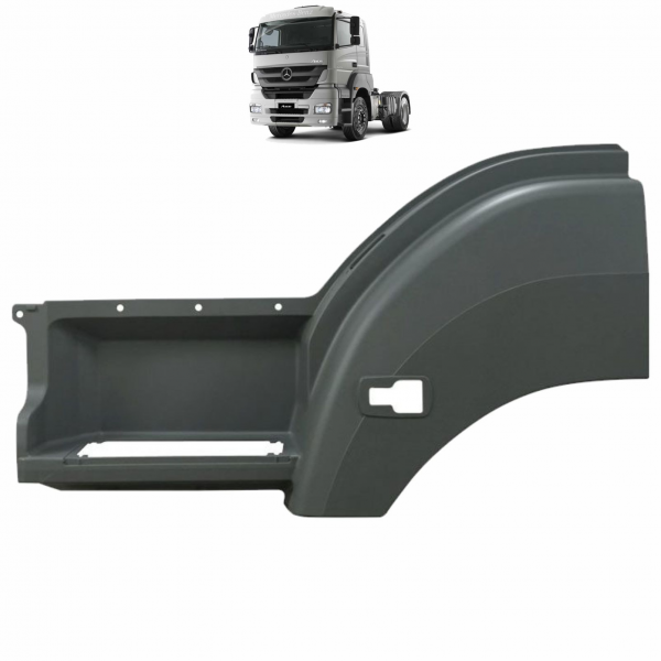 ESTRIBO COM PARALAMA ESQUERDO - MERCEDES AXOR - 9586601101