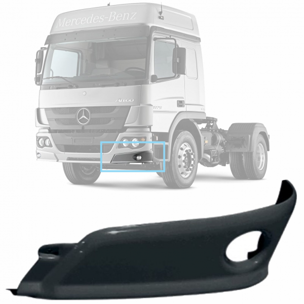PONTEIRA DO SPOILER ESQUERDO - MB ATEGO 2012/... 9...