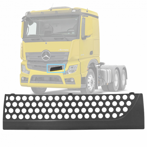 ACABAMENTO GRADE PARACHOQUE LE - MBB NEW ACTROS - 9608852584