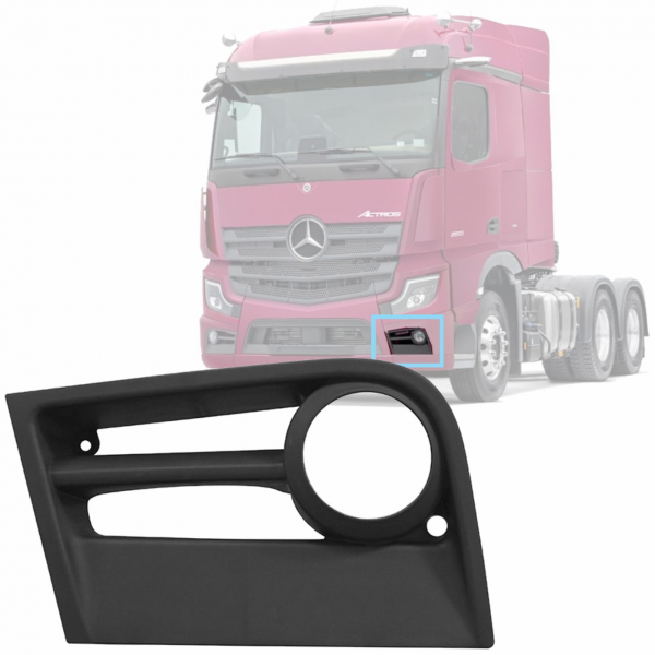 ACABAMENTO DO FAROL AUXILIAR LE - MBB NEW ACTROS 9608808563
