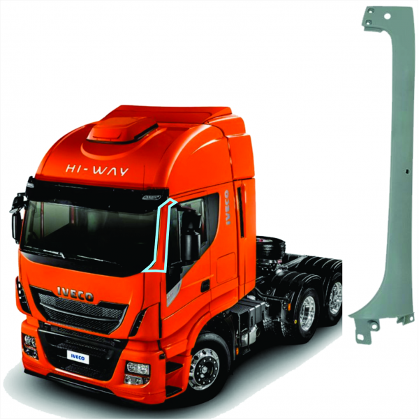 Coluna Externa L.e. Iveco Hi Way Bl Fibras*