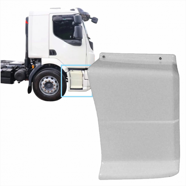 Tampa Estribo At 2d L.d. Vm 2006 Ate 2018 (c/ Suportes) Bl Fibras*