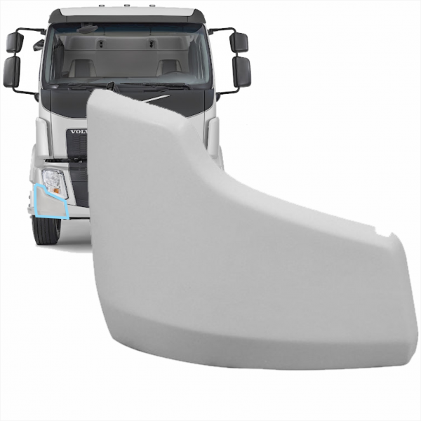 Ponteira Parachoque L.d. Volvo Vm 270 A Partir De 2020 Bl Fibras*