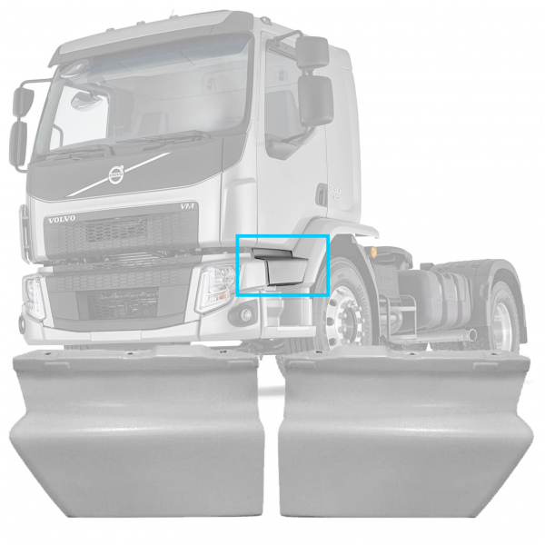 KIT TAMPA ESTRIBO CHINELERA - VOLVO VM 2020 2021 2...