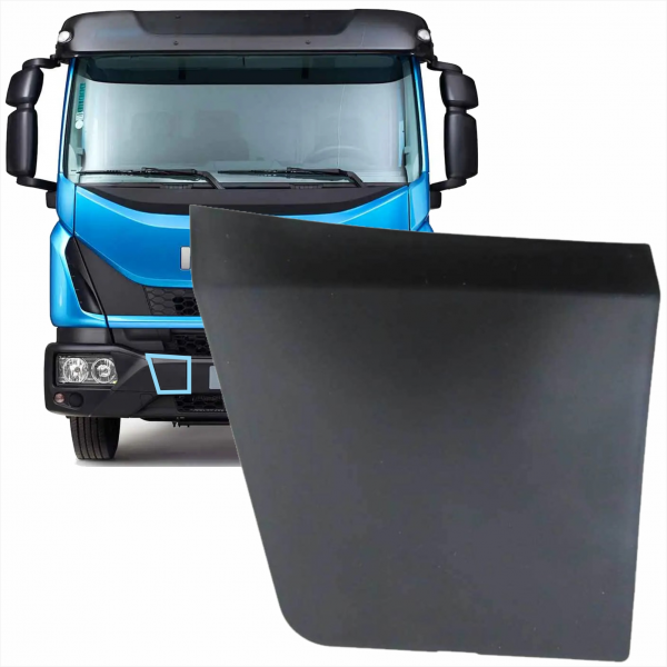 Tampa Central Parachoque L.d. New Iveco Tector Bl Fibras*