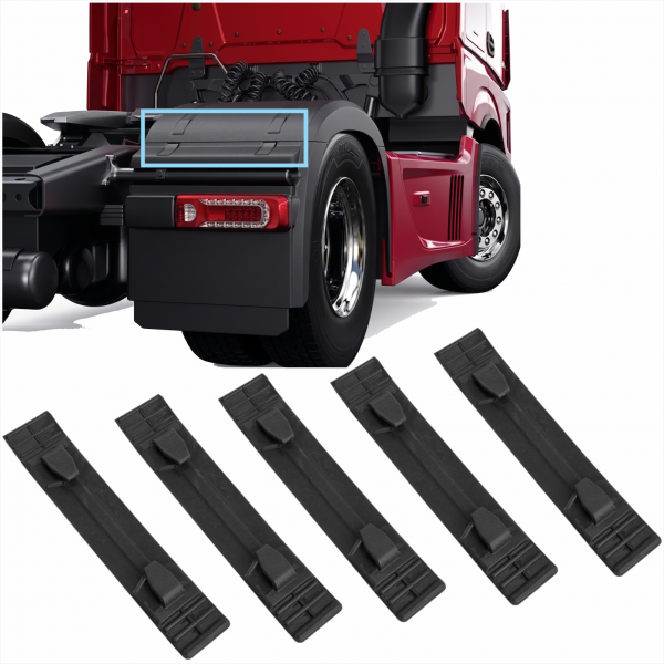Pacote C/ 5 Presilhas De Borracha Para Lama Tracao New Actros Bl Fibras*