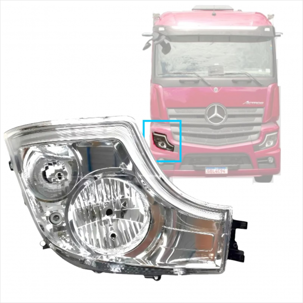 Farol Principal Mb Actros 2020 Ld Pradolux