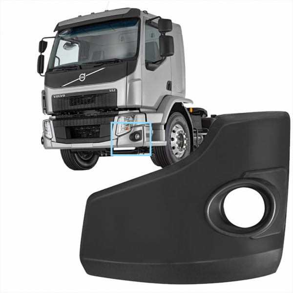 Ponteita Parachoque L.e. Vm Bl Fibras*