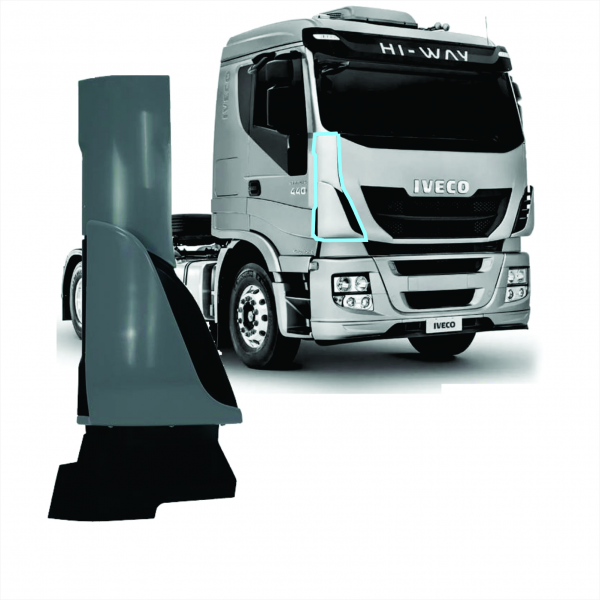 Defletor De Ar Iveco Bl Fibras*