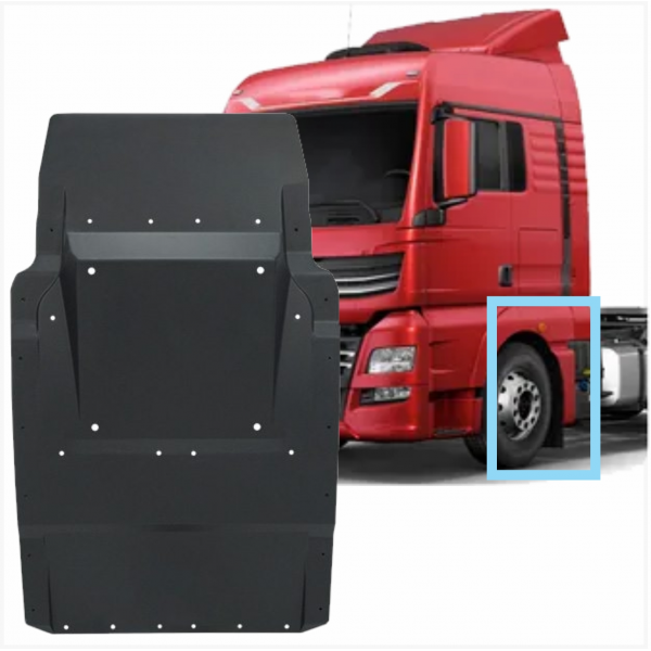 Paralama Cabine Traseiro L.e./l.d. Man Tgx/meteor Bl Fibras*