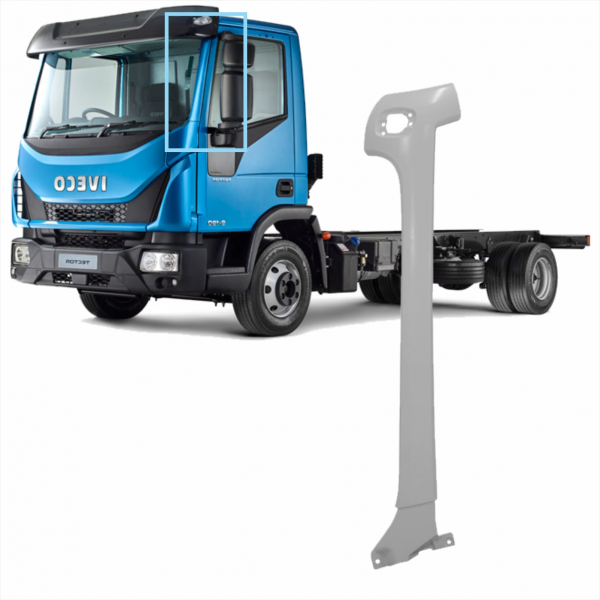 Acabamento L.e. Da Coluna Do Iveco Tector Bl Fibras*