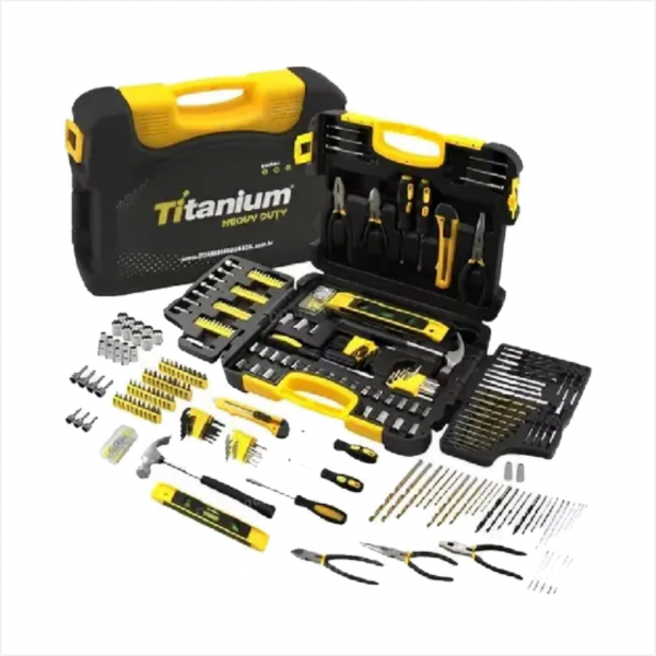 Kit De Ferramentas C/ 300 Titanium Do Brasil